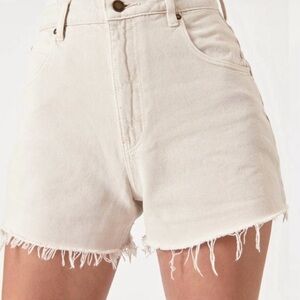 ROLLA'S High Waist Cream Denim Shorts